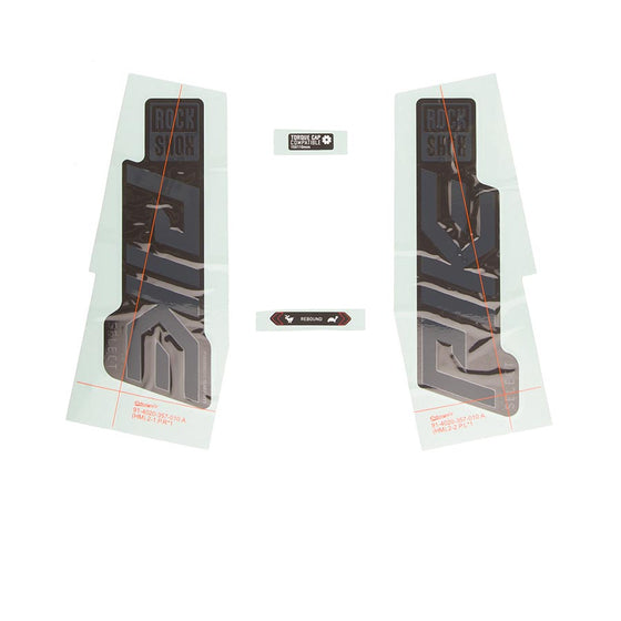 RockShox,  Autocollants pour Pike SEL Grey/Black