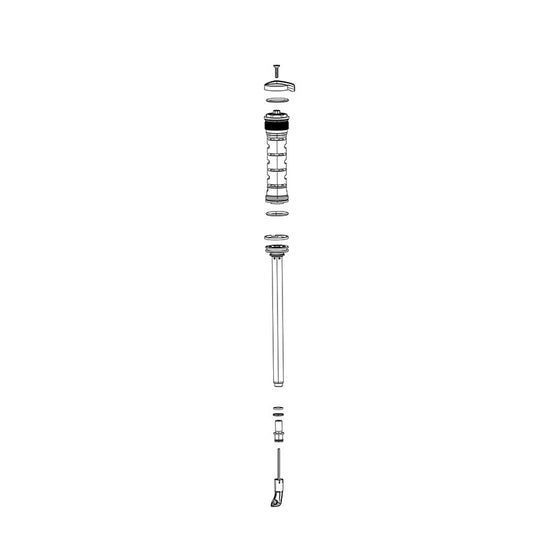 RockShox,  Amortisseur pour Recon/Recon S/Sektor,  Crown RL 80-120mm (Thread .8mm) - Recon Silver RL B1+ (2017-2021)/Recon RL A1+ (2018-2021)