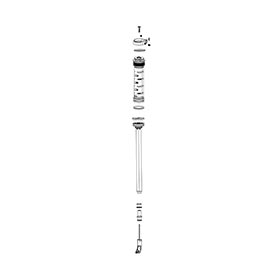 RockShox,  Amortisseur pour Recon/Recon S/Sektor,  Crown RL 80-120mm (Thread .8mm) - Recon Silver RL B1+ (2017-2021)/Recon RL A1+ (2018-2021)