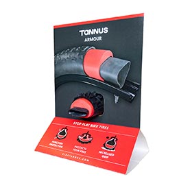 Tannus Armour,  Présentoir Armour & Tubeless